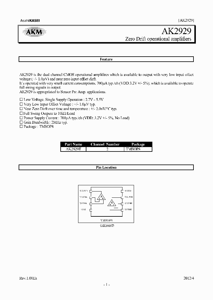 AK2929T_7787441.PDF Datasheet