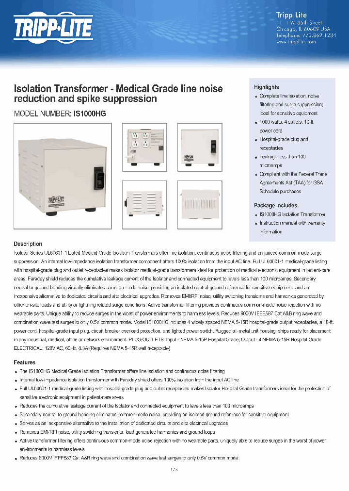 IS1000HG_7798814.PDF Datasheet