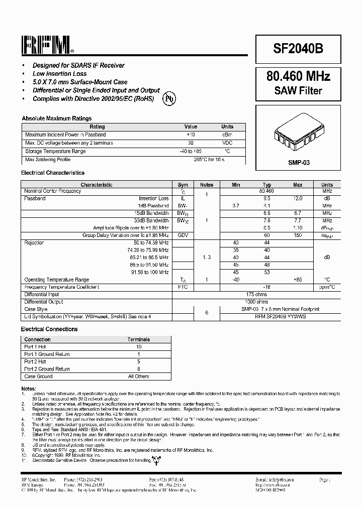 SF2040B_7824430.PDF Datasheet