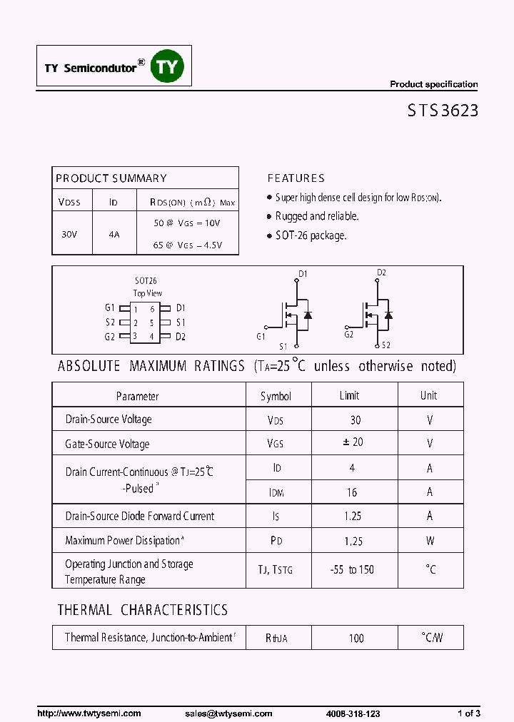 STS3623_7839522.PDF Datasheet