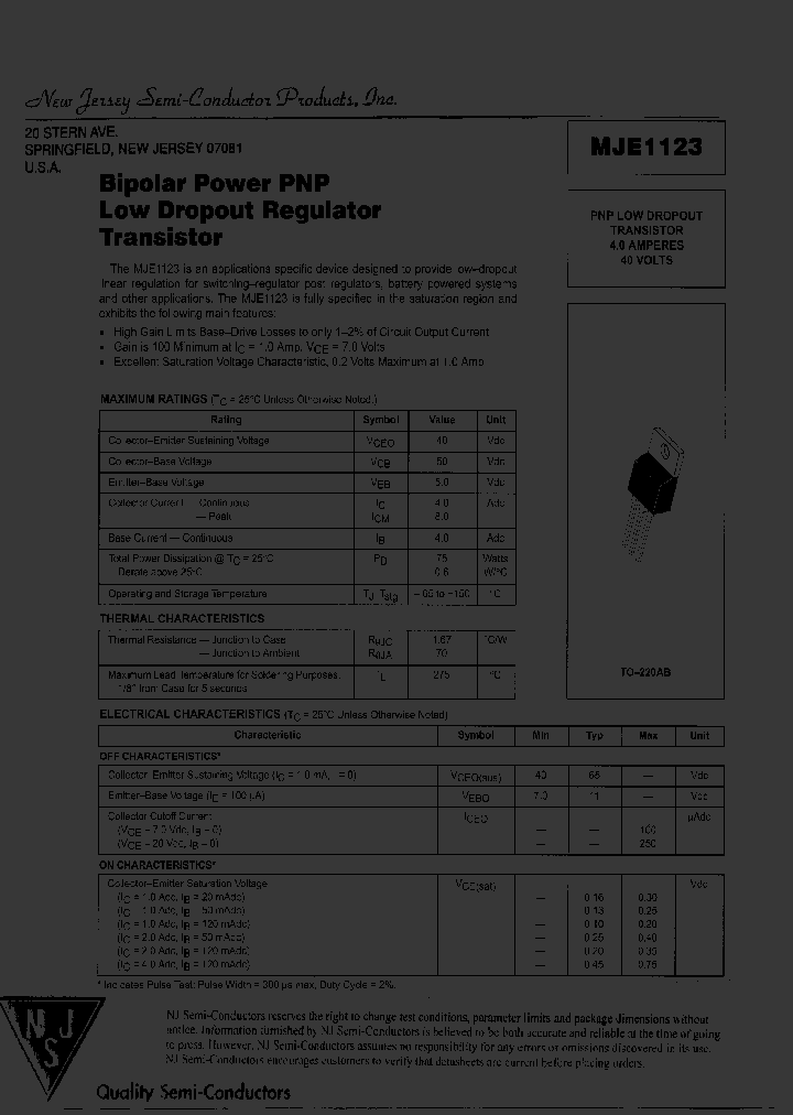 MJE1123_7841970.PDF Datasheet