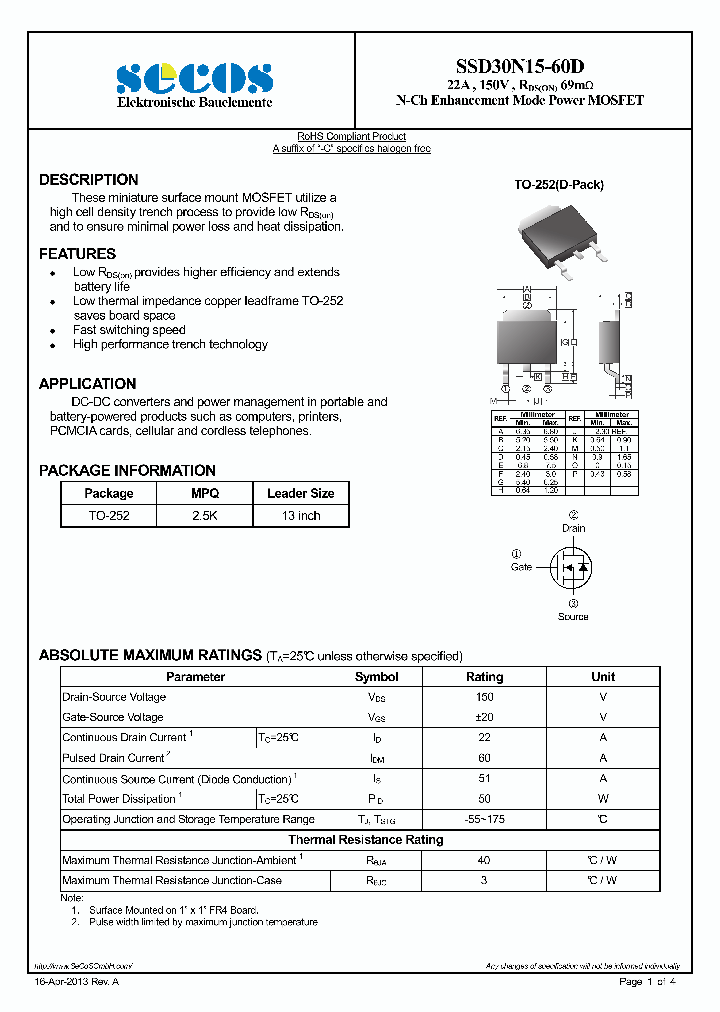 SSD30N15-60D_7848579.PDF Datasheet