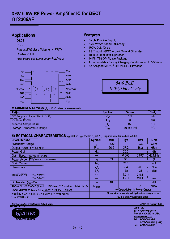 ITT2205AF_7794081.PDF Datasheet