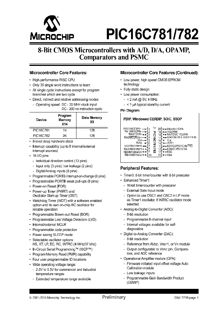 PIC16C78113_7854006.PDF Datasheet