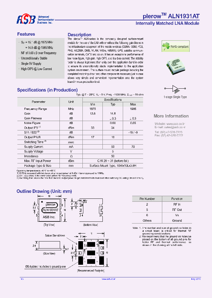 ALN1931AT_7856632.PDF Datasheet