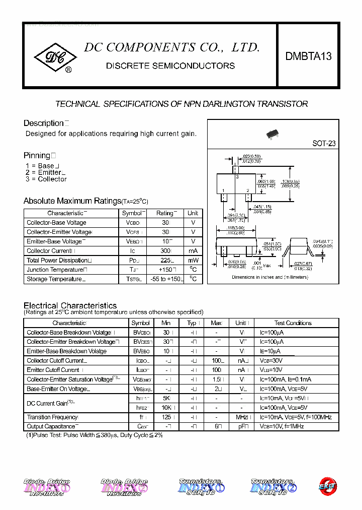 DMBTA13_7767380.PDF Datasheet