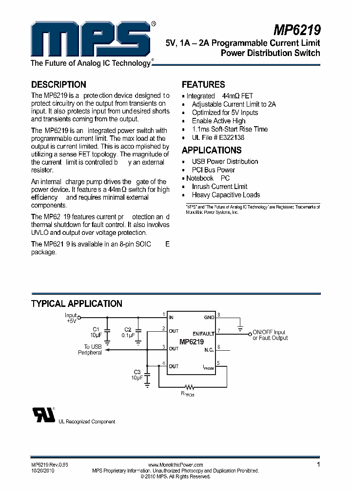 MP6219_7768548.PDF Datasheet