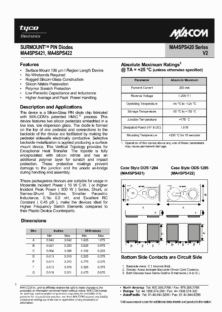 MA4SPS42_7814637.PDF Datasheet