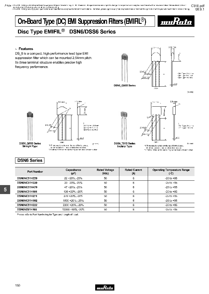 DSN6NC51H101_7826494.PDF Datasheet