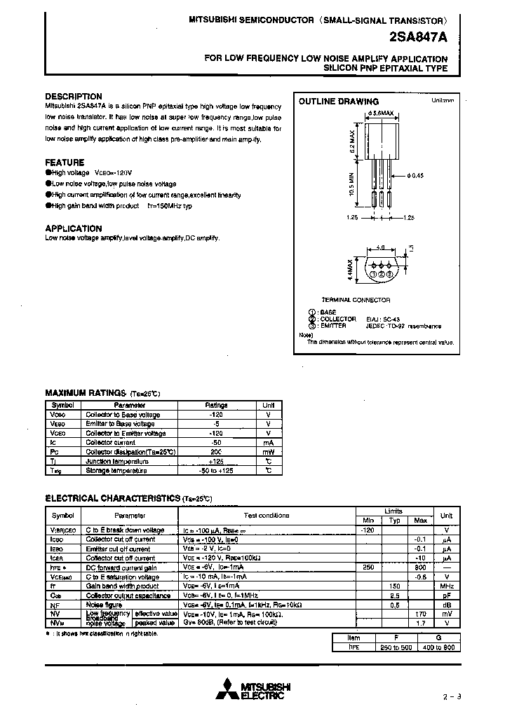 2SA847A-T11-F_7864381.PDF Datasheet