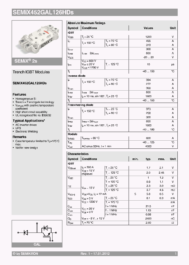 SEMIX452GAL126HDS_7777481.PDF Datasheet