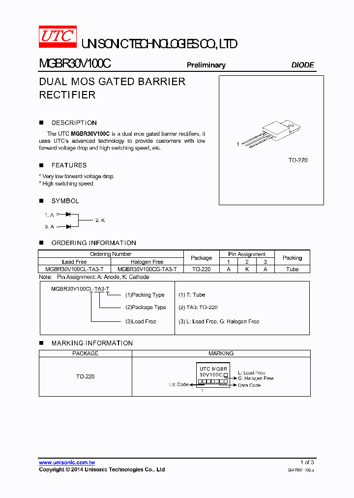 MGBR30V100C_7886594.PDF Datasheet