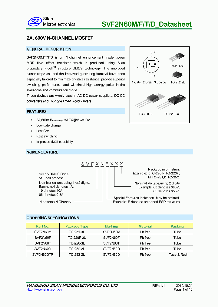 SVF2N60F_7781169.PDF Datasheet