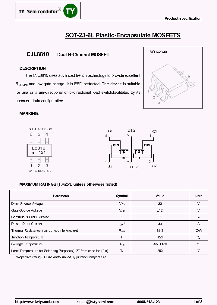 CJL8810_7888386.PDF Datasheet