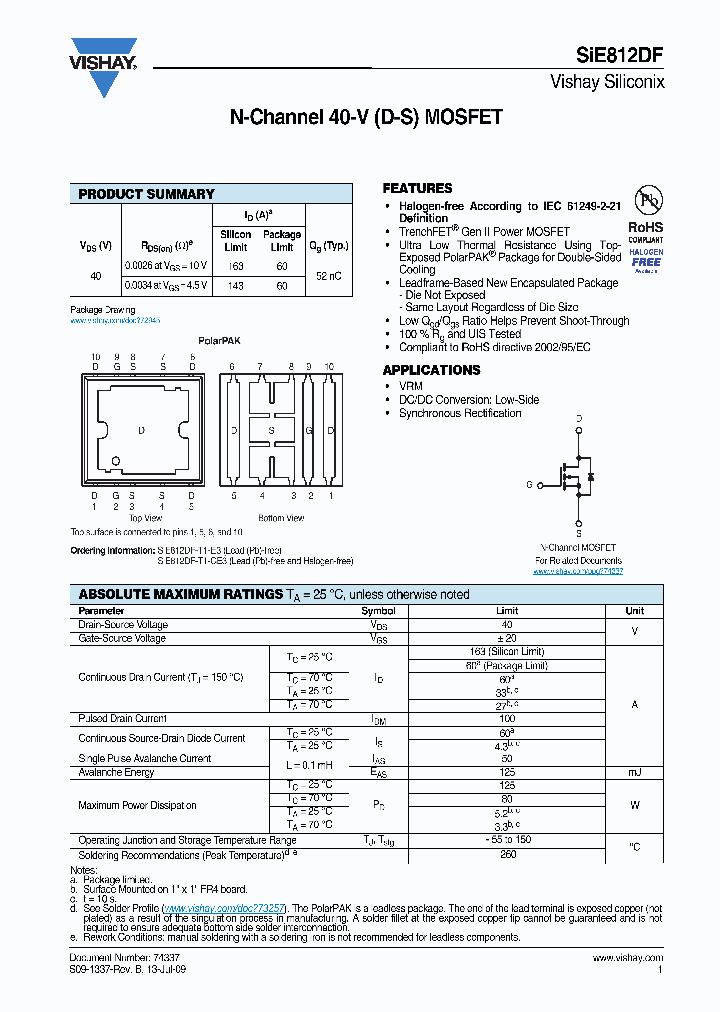 SIE812DF-T1-E3_7892630.PDF Datasheet