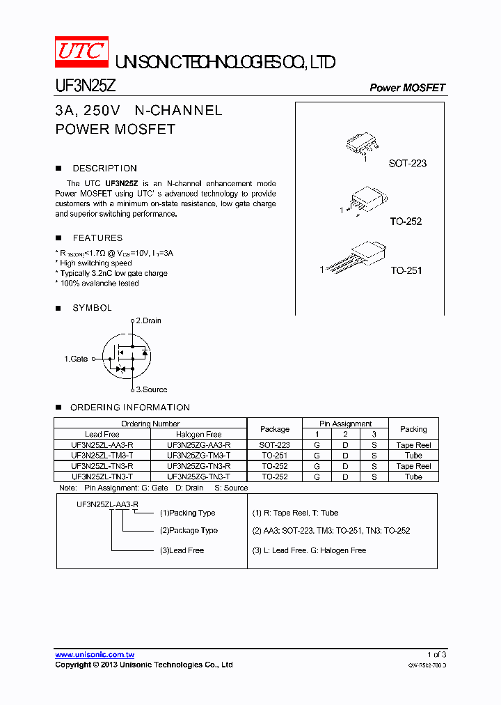 UF3N25ZG-TM3-T_7900725.PDF Datasheet
