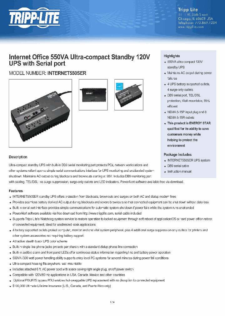 INTERNET550SER_7913424.PDF Datasheet