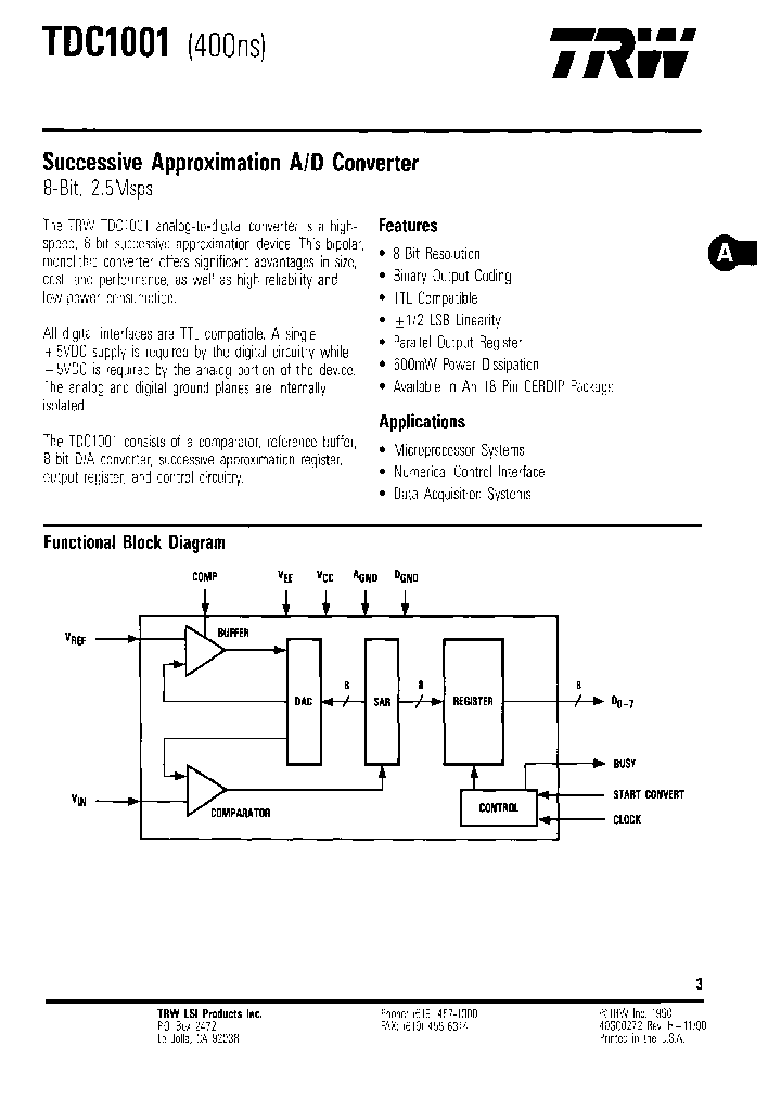 TDC1001B8A_7917936.PDF Datasheet