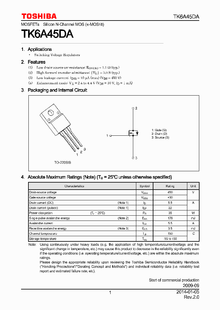 TK6A45DA_7922115.PDF Datasheet