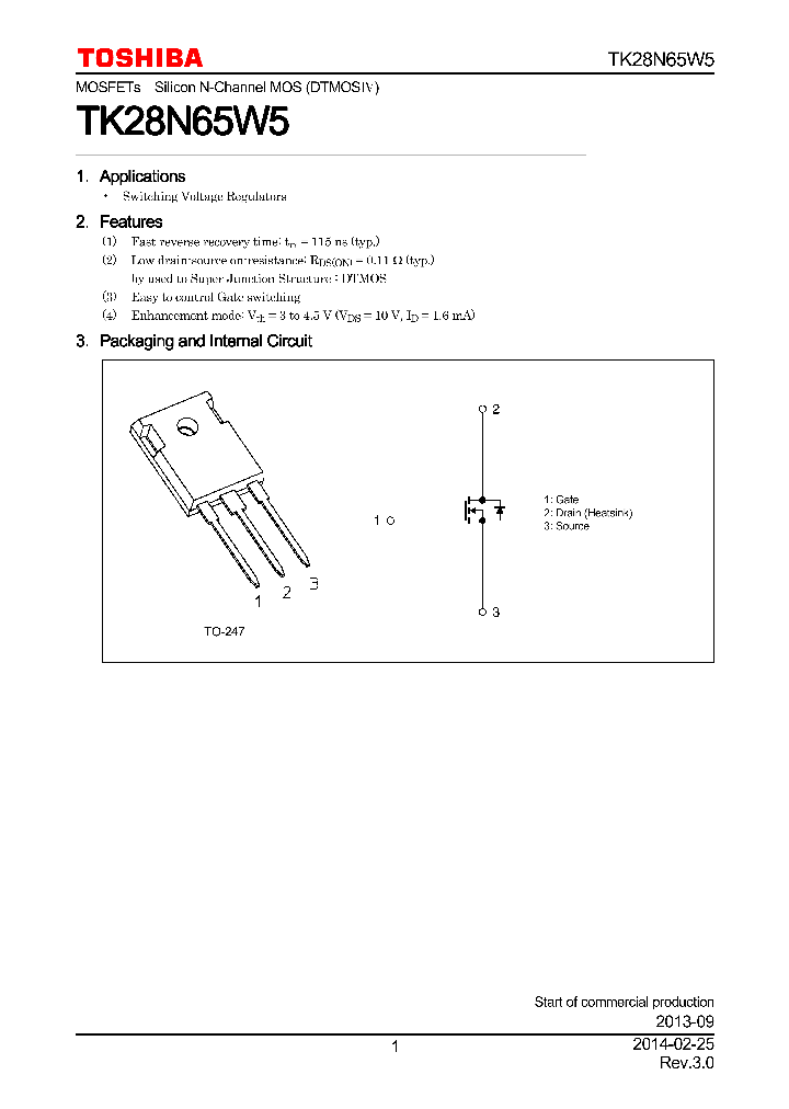 TK28N65W5_7926972.PDF Datasheet