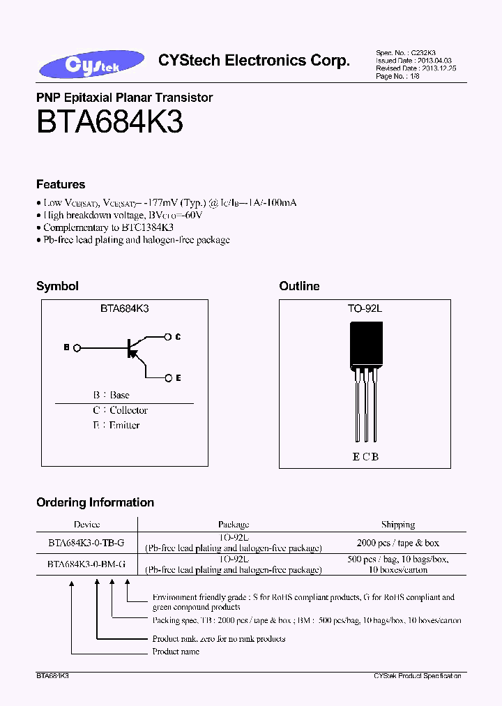 BTA684K3_7927236.PDF Datasheet