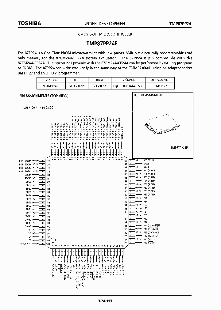 TMP87PP24F_7932317.PDF Datasheet