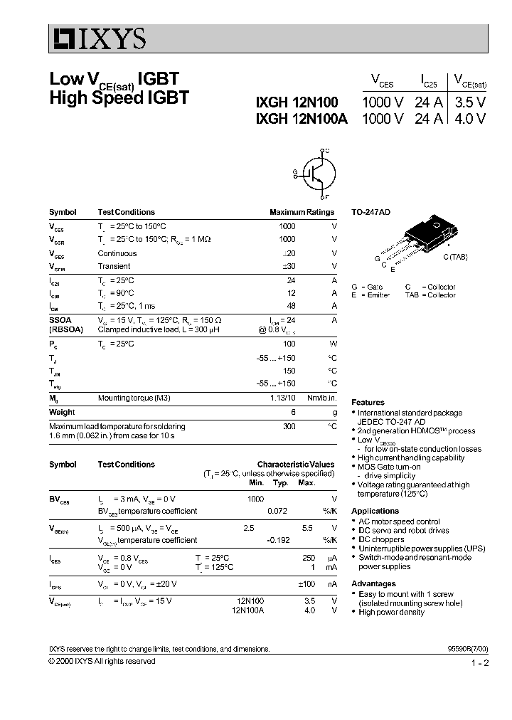 IXGH12N100A_7935714.PDF Datasheet