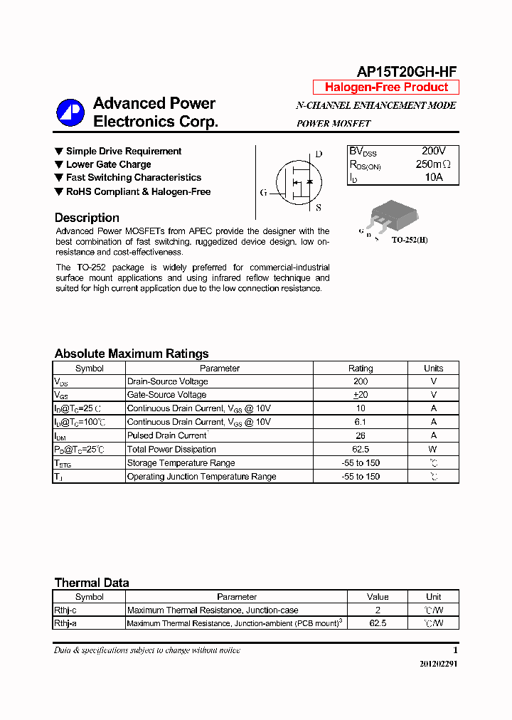 AP15T20GH-HF14_7945913.PDF Datasheet
