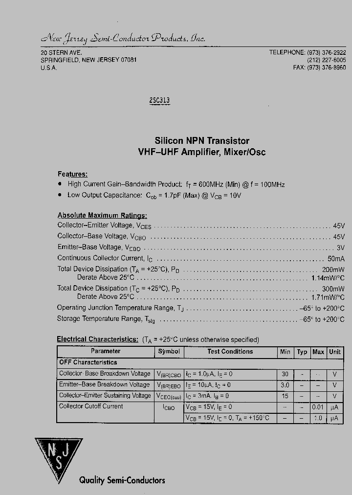 2SC313_7951790.PDF Datasheet