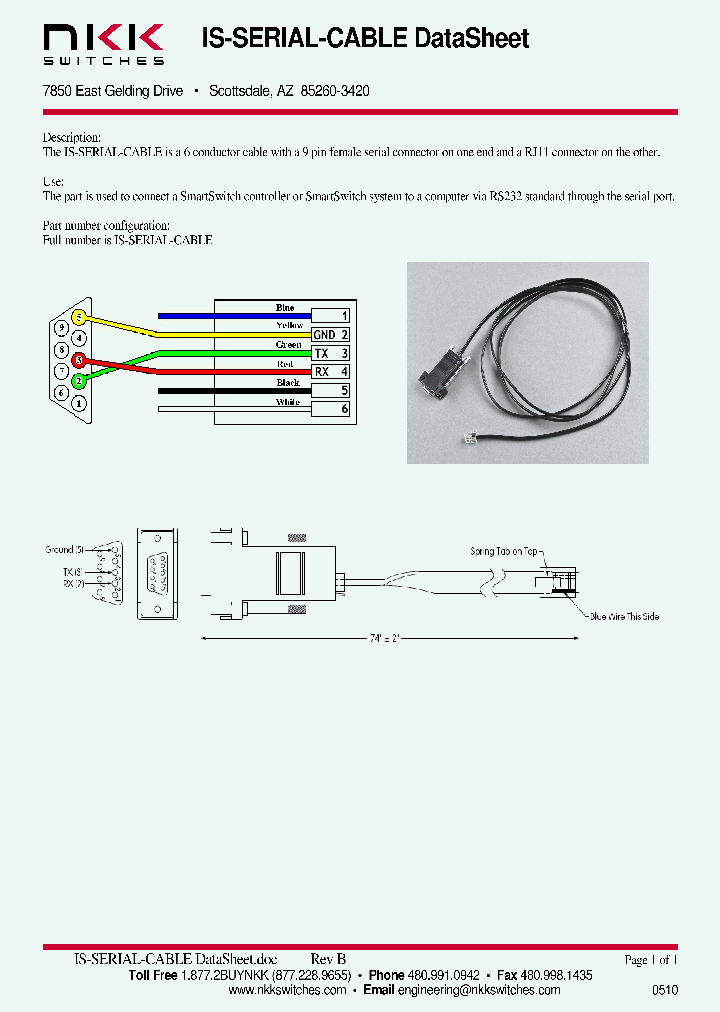 IS-SERIAL-CABLE_7956273.PDF Datasheet