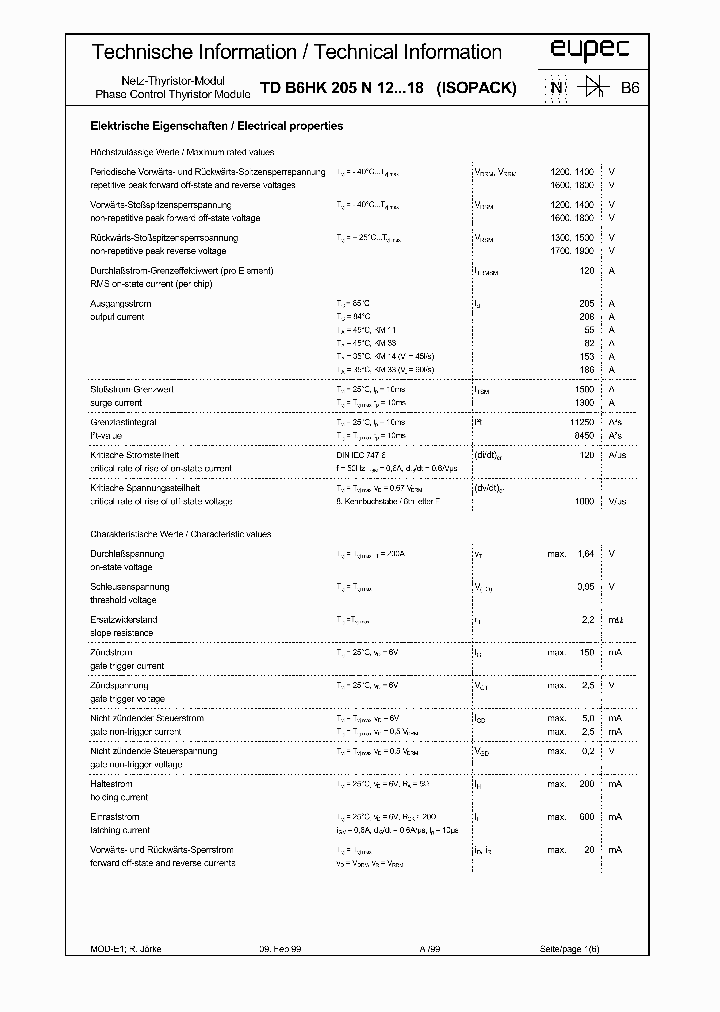 TDB6HK205N12LOF_7957902.PDF Datasheet