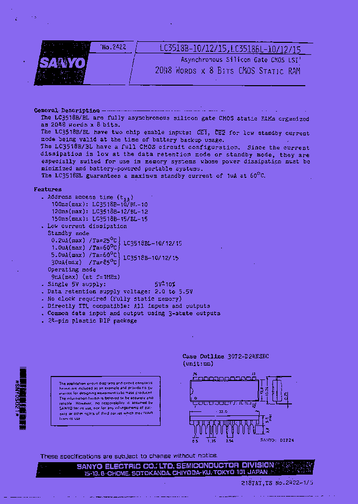 LC3518BL-10_7963394.PDF Datasheet