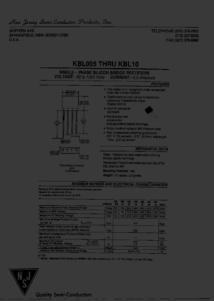 KBL08_7976343.PDF Datasheet