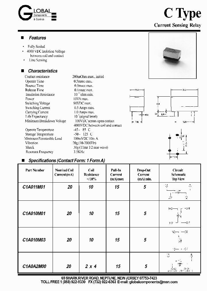 C1A011M01_7980362.PDF Datasheet