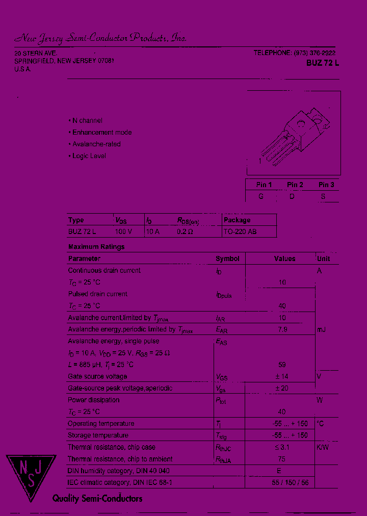 BUZ72L_8000804.PDF Datasheet