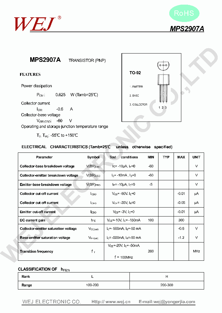 MPS2907A_8002016.PDF Datasheet