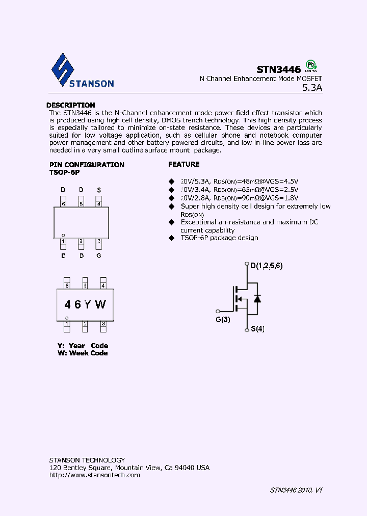 STN3446_8005391.PDF Datasheet