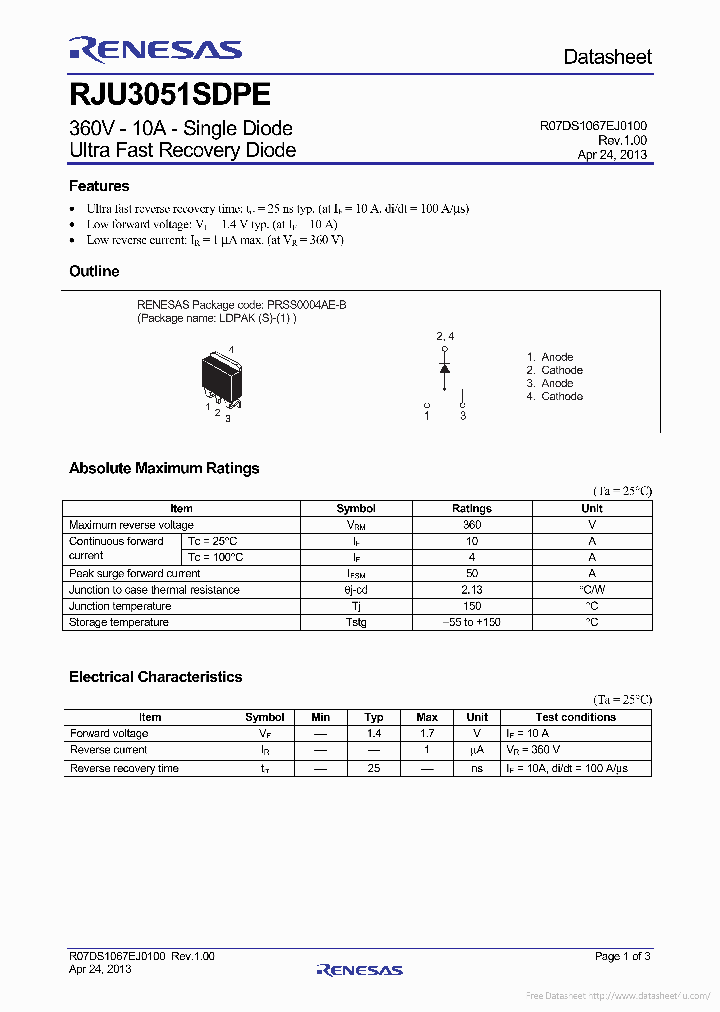 RJU3051SDPE_7808731.PDF Datasheet