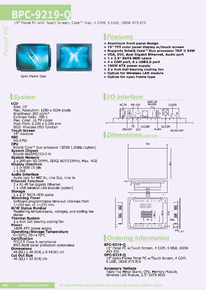 OPC-9219-Q_8012488.PDF Datasheet