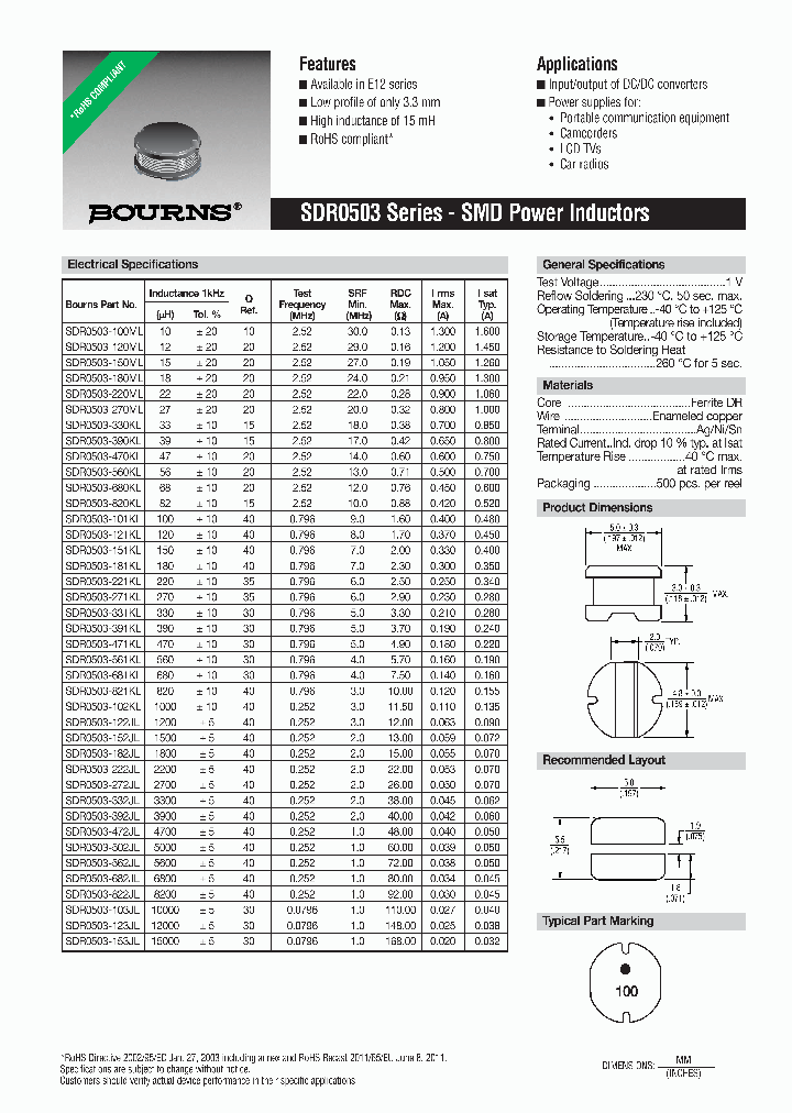 SDR0503-153JL_8013163.PDF Datasheet