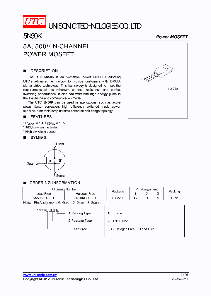 5N50K_8016551.PDF Datasheet