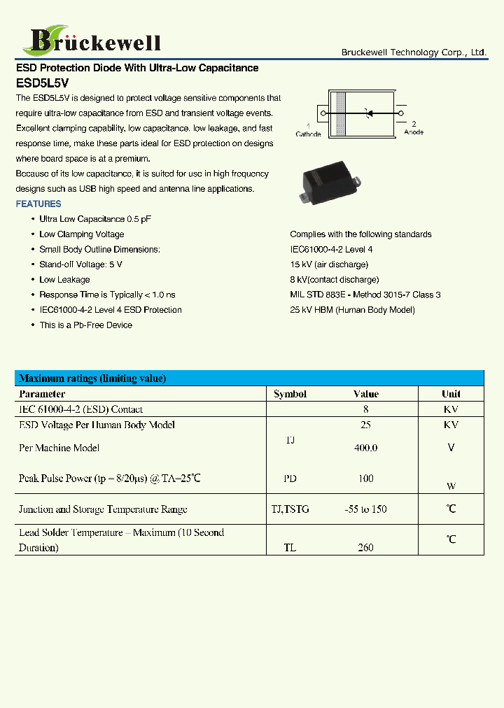 ESD5L5V_8020146.PDF Datasheet