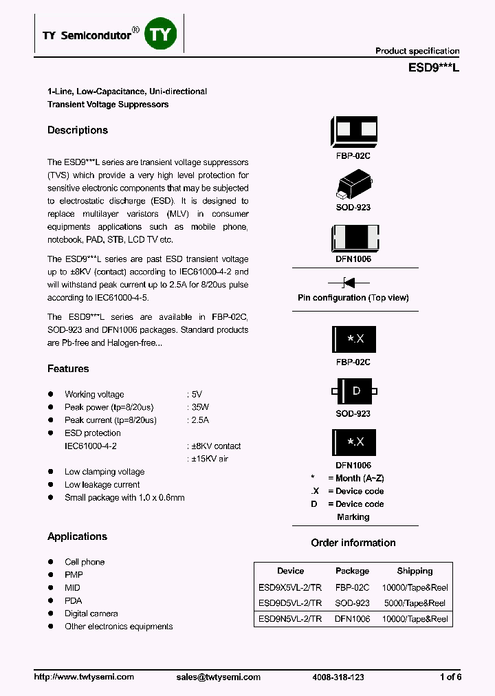 ESD9D5VL-2TR_8020474.PDF Datasheet