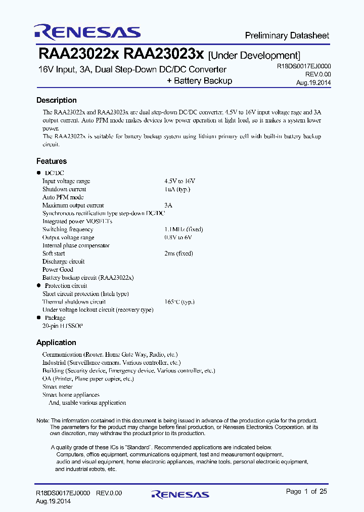 RAA230223_7810030.PDF Datasheet