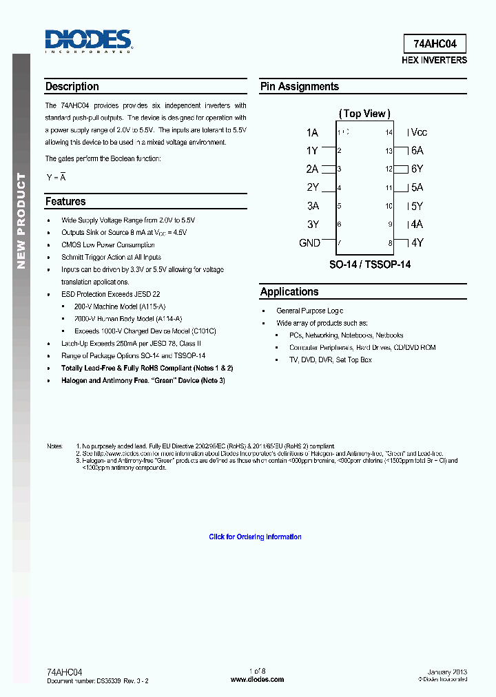74AHC04_8035917.PDF Datasheet