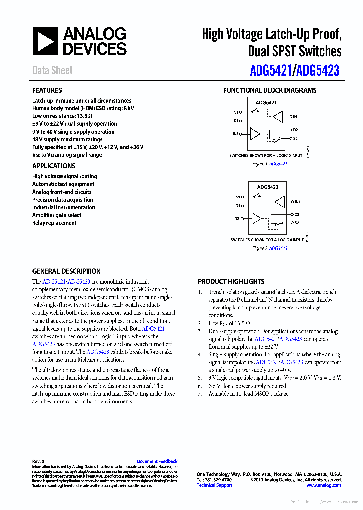 ADG5423_7813495.PDF Datasheet