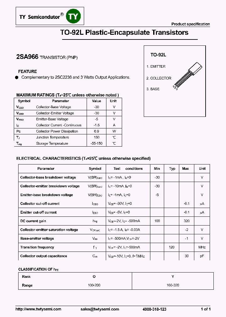 2SA966_8043743.PDF Datasheet