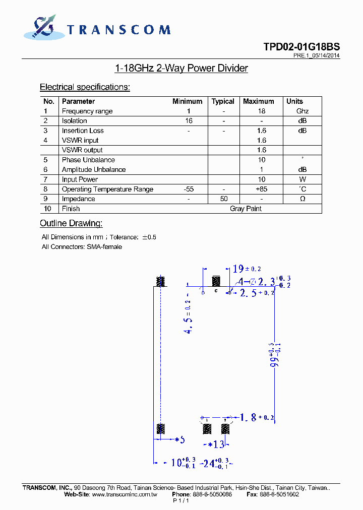 TPD02-01G18BS_8048086.PDF Datasheet