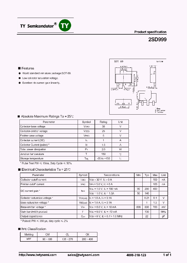 2SD999_8053464.PDF Datasheet