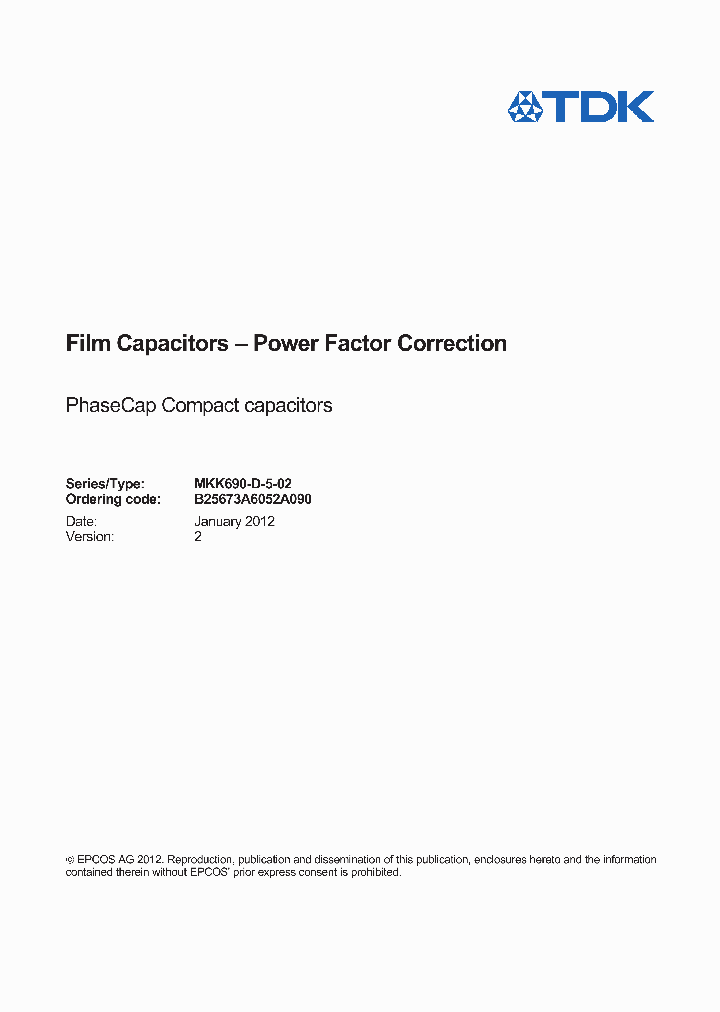 B25673A6052A090_8063489.PDF Datasheet